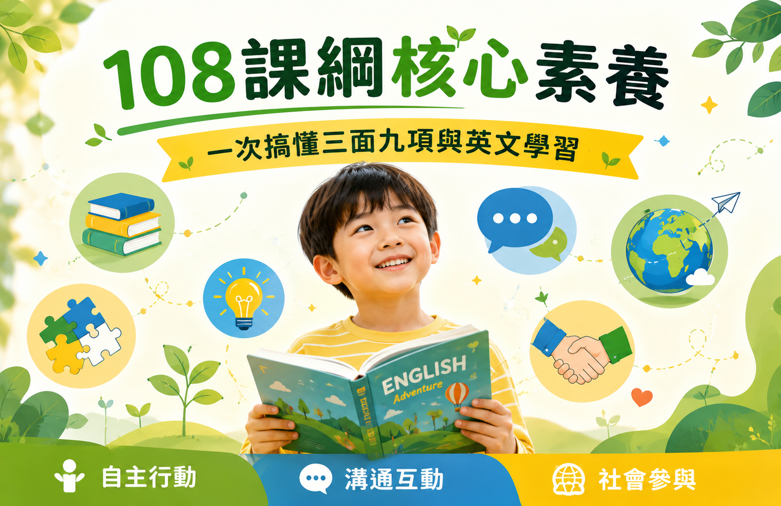 108課綱核心素養是什麼？一次搞懂三面九項與英文學習