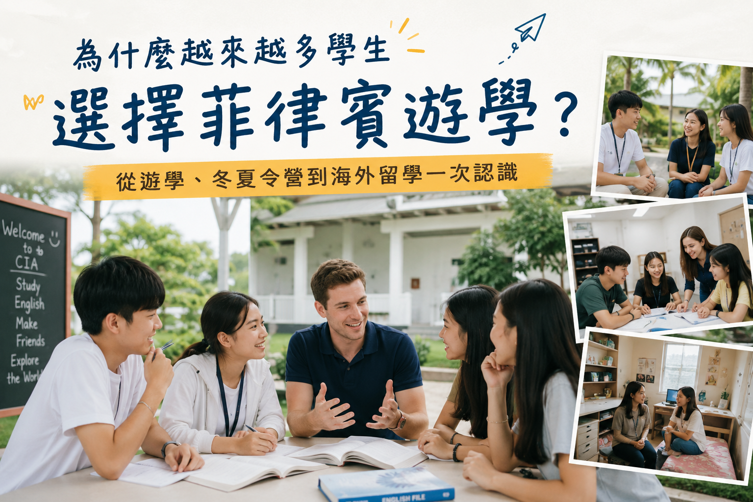 為什麼越來越多學生選擇菲律賓遊學？從遊學到留學一次認識